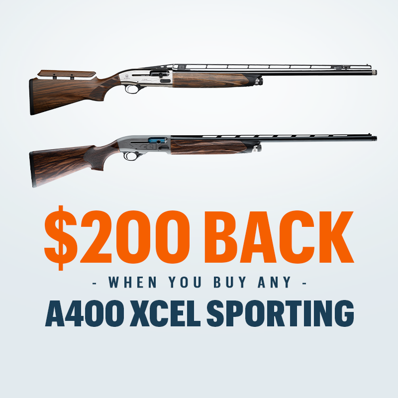 Beretta a400 xcel sporting black walnut 12 ga 3in 30in j40cb10 semi